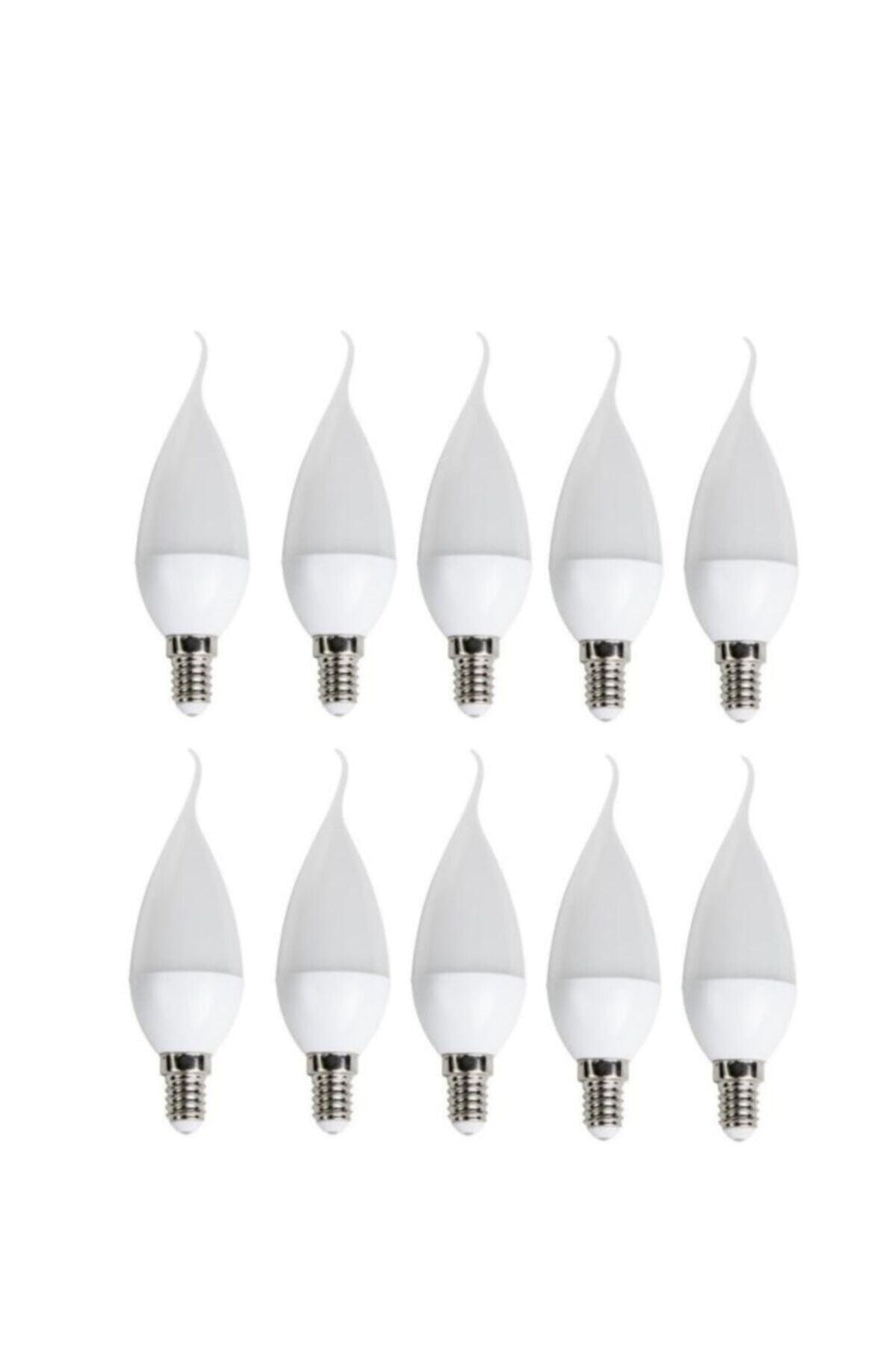 10 Pack Ct-4084 Curved Led Bulb-thin E14