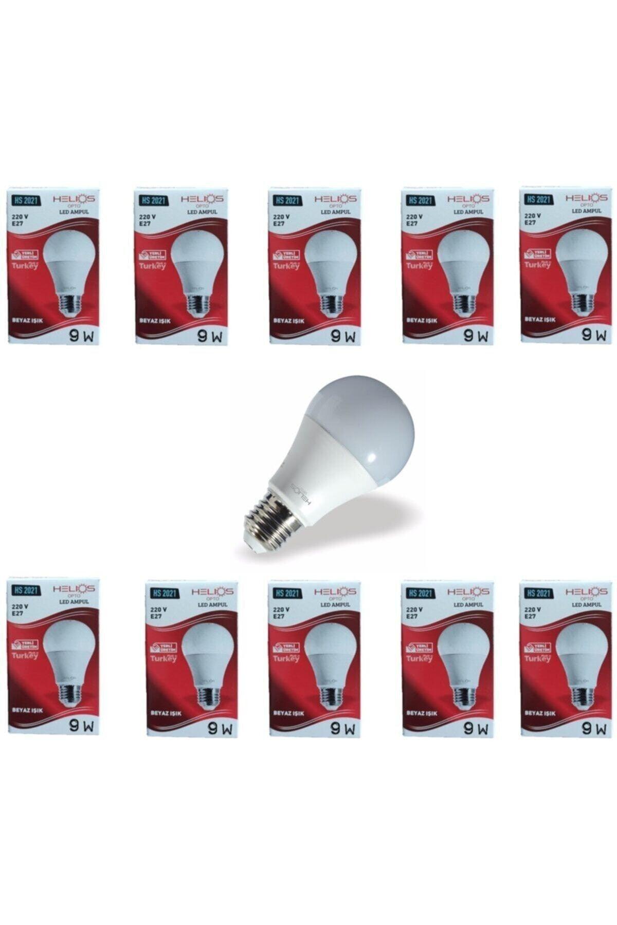 10 Pcs Helios 9w-60w Led Bulb White Light