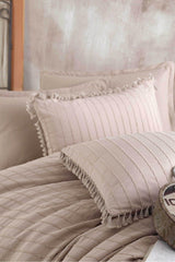 100% Cotton Single Duvet Cover Set with Tassels - Swordslife