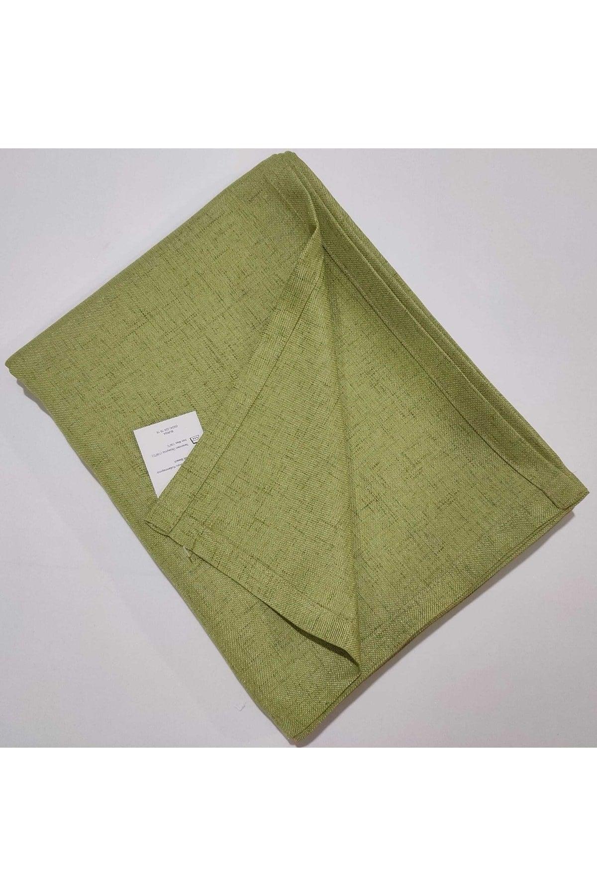 145*220 Cm Pistachio Green Linen Effect Glossy - Swordslife