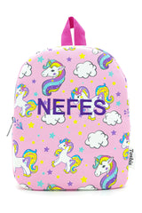 [ We Write Any Name You Want ] Cute Unicorn 0-8 Years Old Kids Backpack, Kindergarten-Nursery Bag