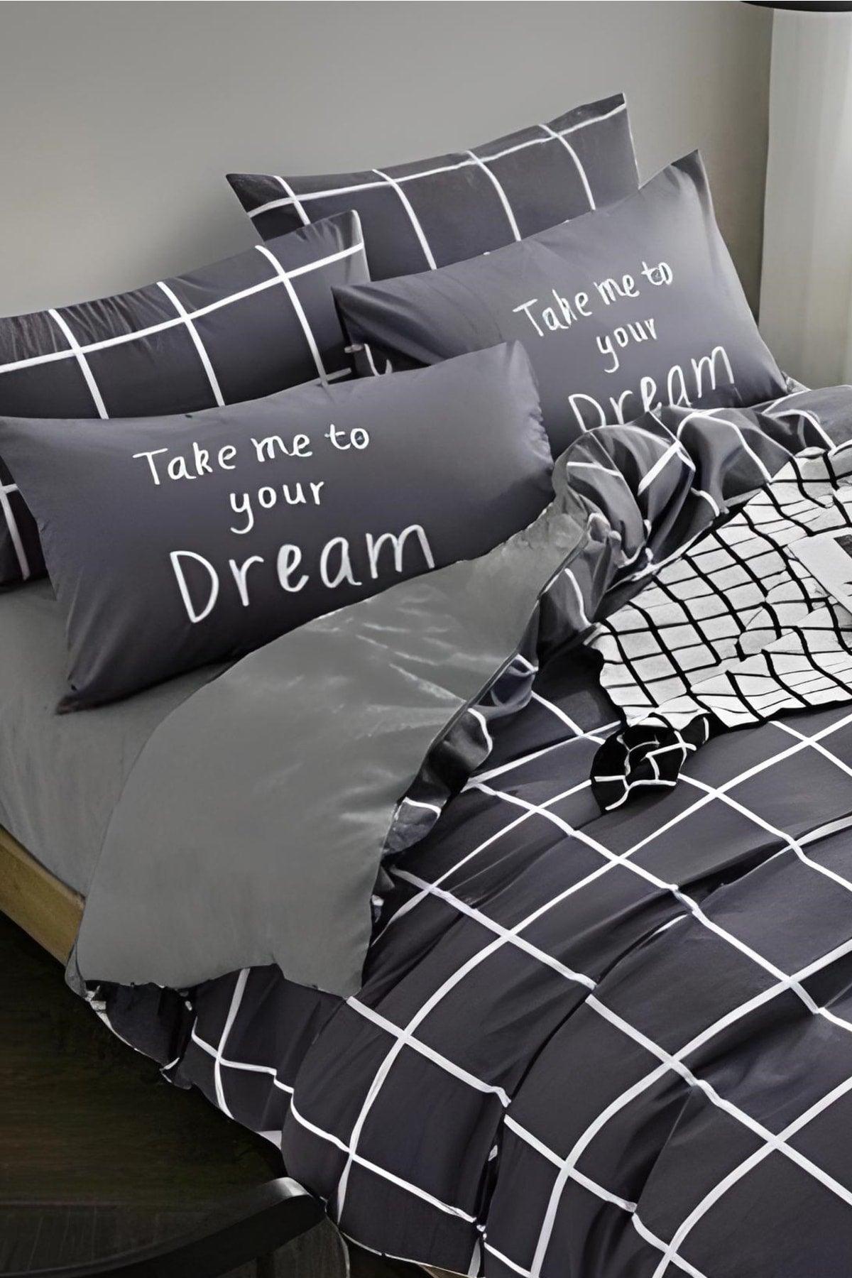 Double-Sided Single Duvet Cover Set with Elastic Sheet - Swordslife