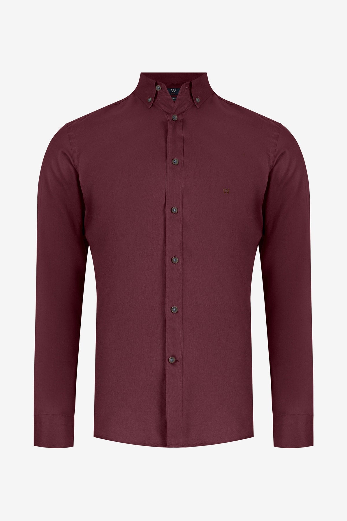 Burgundy Oxford Shirt
