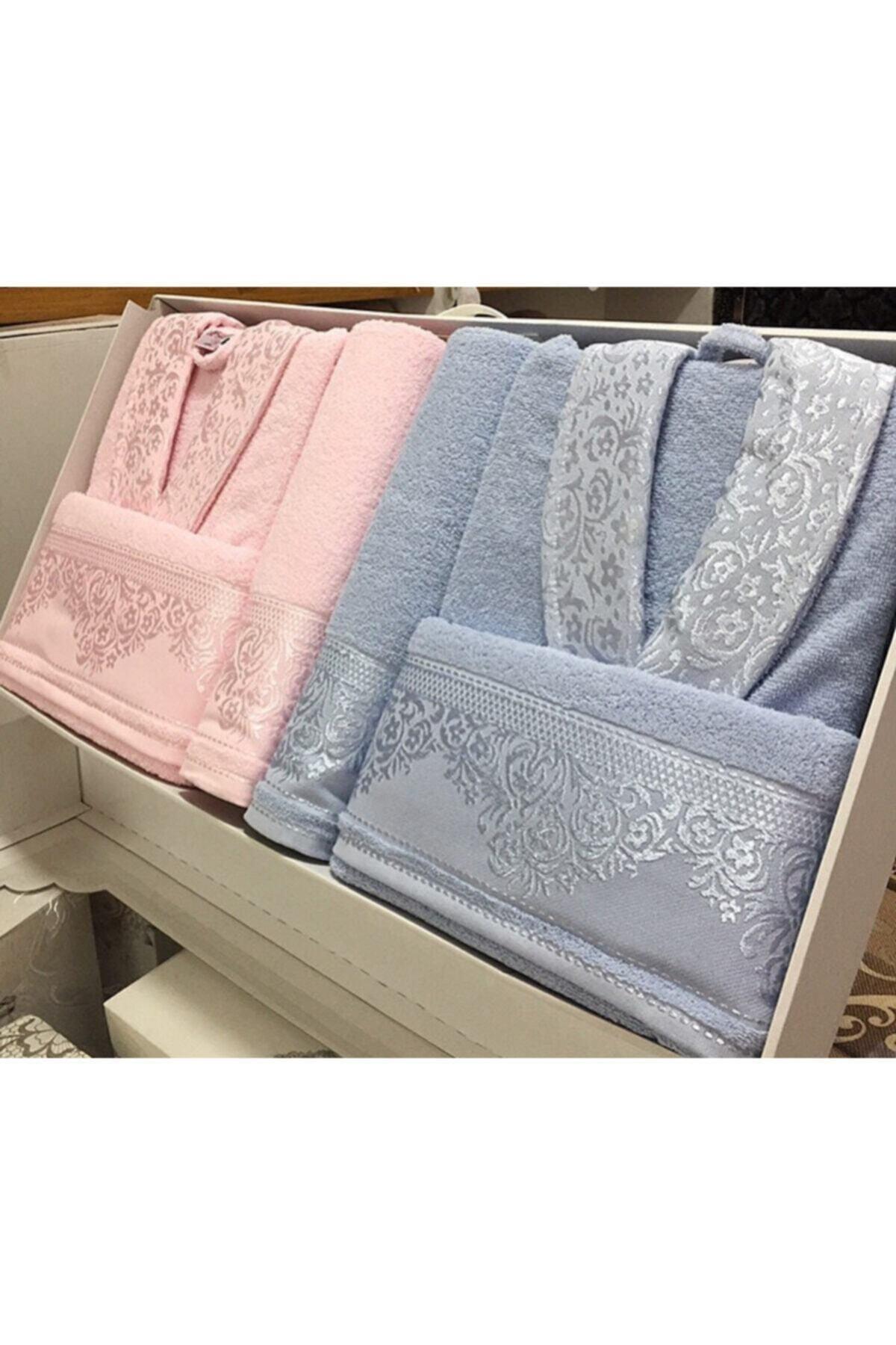 537 Jacquard 6 Piece Bathrobe Set - Swordslife