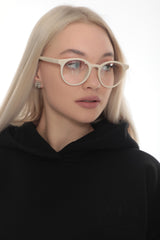 Round Clear Glasses