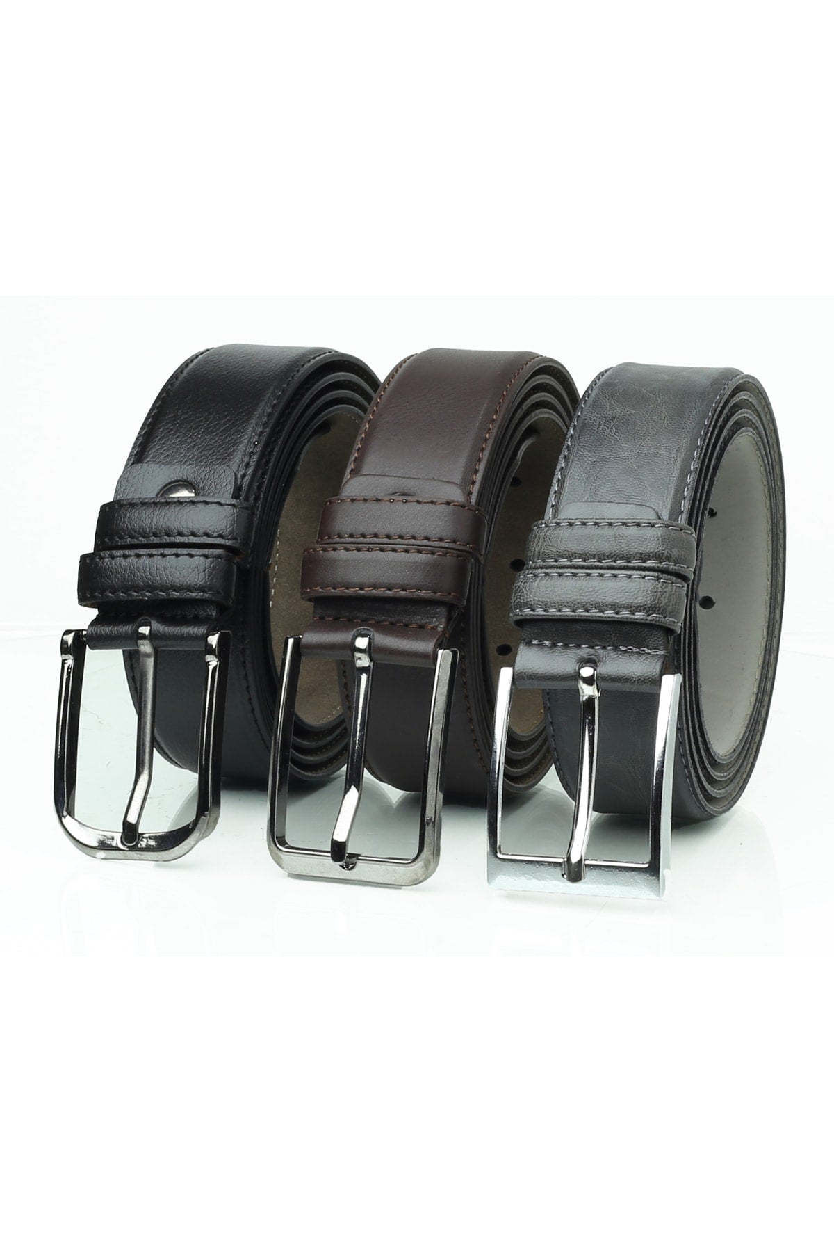 3 Pieces Men's Classic Belt