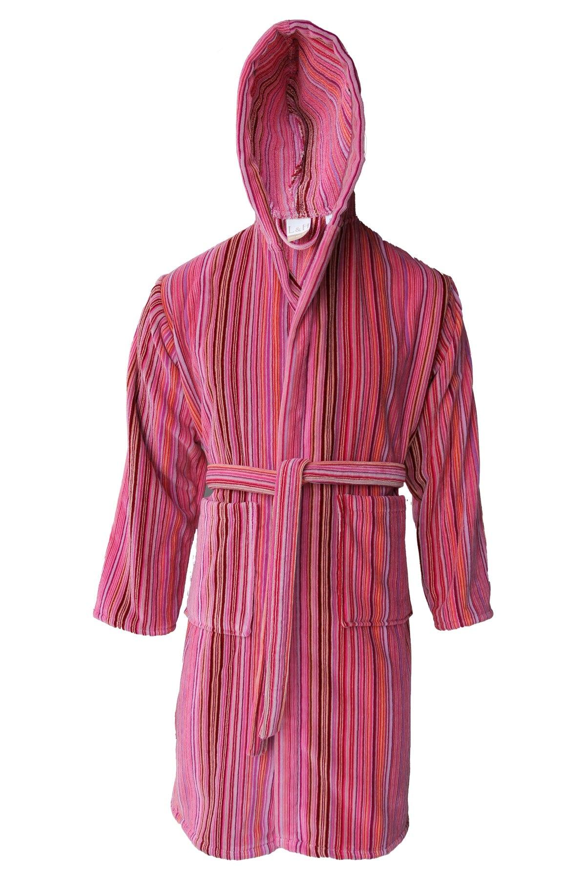 100% Cotton Yarn Dyed Velvet Bathrobe - Swordslife