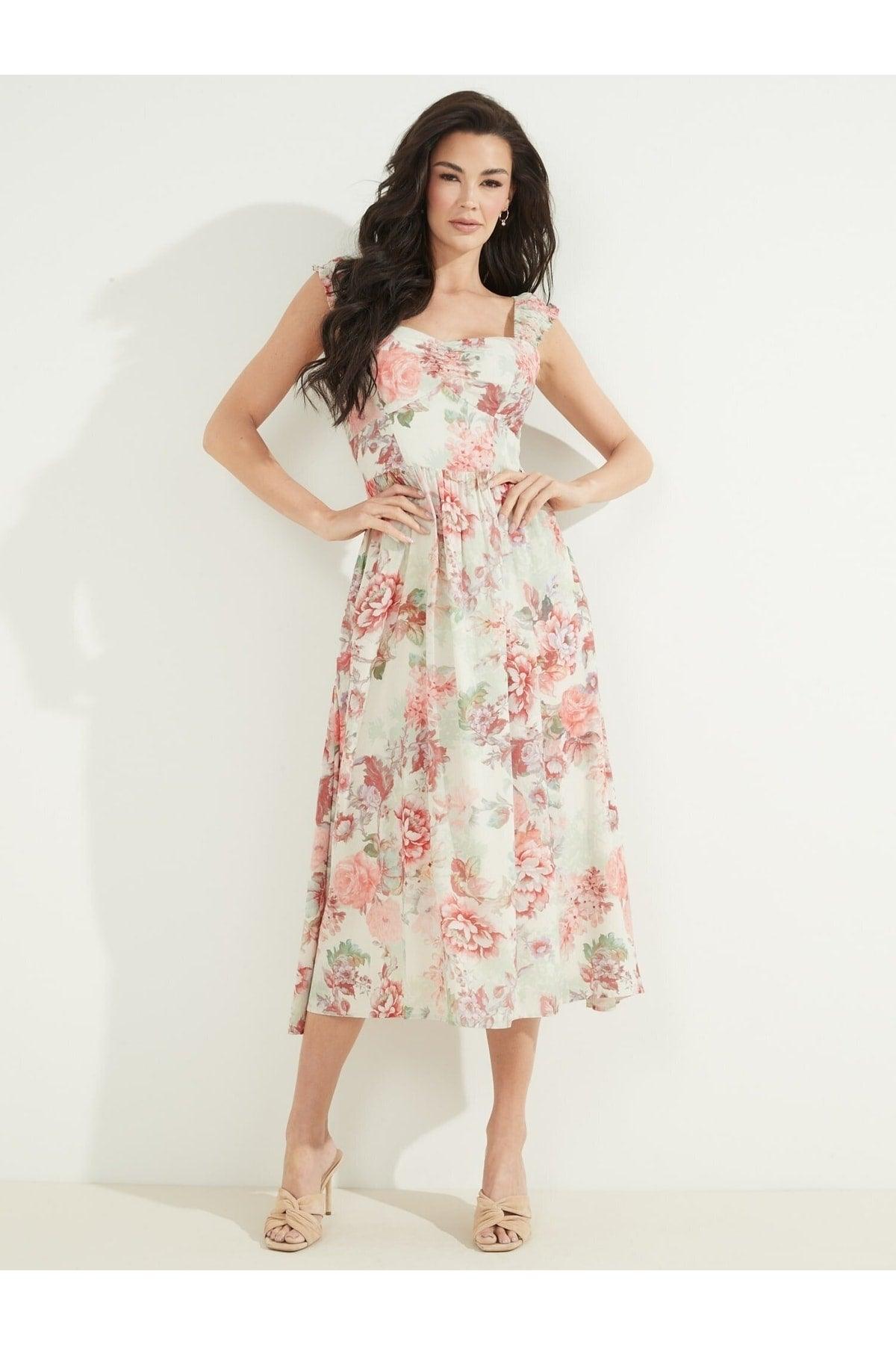 Floral Women's Dress - Swordslife