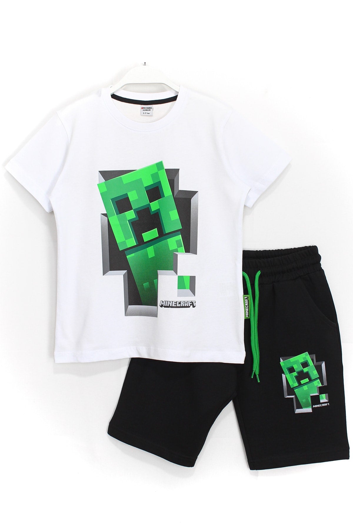 Boys Shorts Set 6 - 14 Ages Black and White