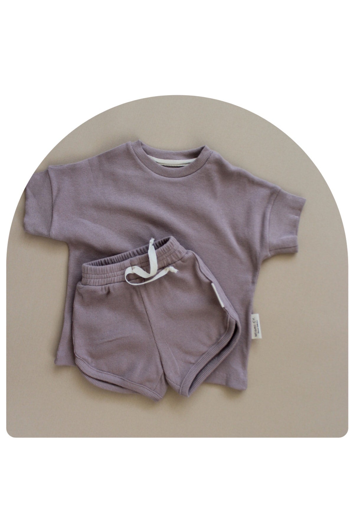 Kids Shorts Set Mink