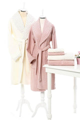 Adria Cream Cinnamon Family Set Bathrobe Set - Swordslife