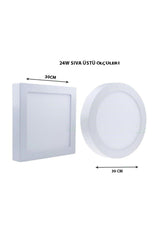 24 Watt Square Surface Mounted Led Panel - White Light