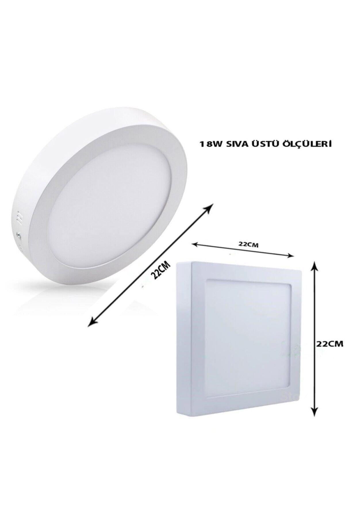 24 Watt Square Surface Mounted Led Panel - White Light