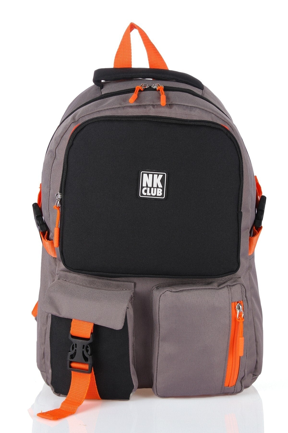 Hkn 9012 Primary School Backpack School Bag Multi Compartment Black