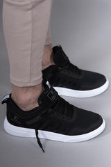 Men's Sneaker 001222 Black Black White