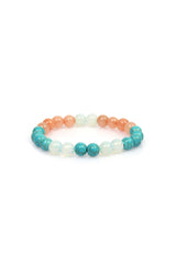 Certified Charm Natural Stone Talisman Bracelet (MONTH STONE, PINK QUARTZ, TURQUOISE STONE NATURAL STONE BRACELET)