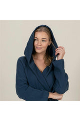 Armin Unisex Bathrobe Marine Blue - Swordslife