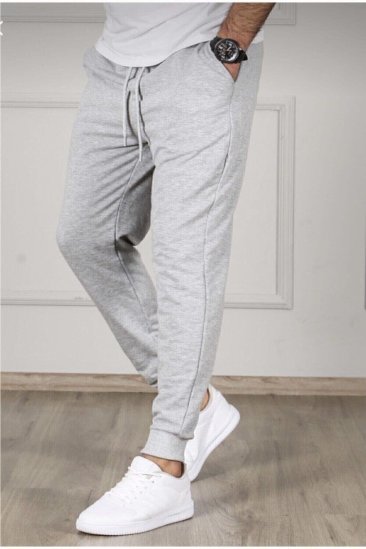 Gray Color Slim Fit Jogger Bottom Tracksuit