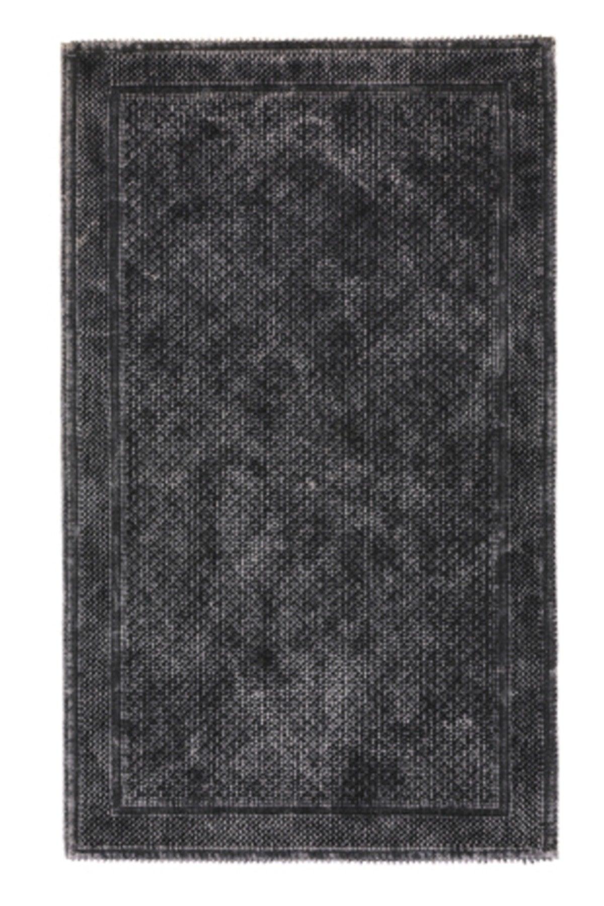 Alize Vintage Series Cotton Rug | Anthracite - Swordslife