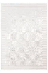 Meridian Cream Non-Slip Base Modern Woven Carpet Kids Room Living Room Living Room Kitchen 65287 - Swordslife