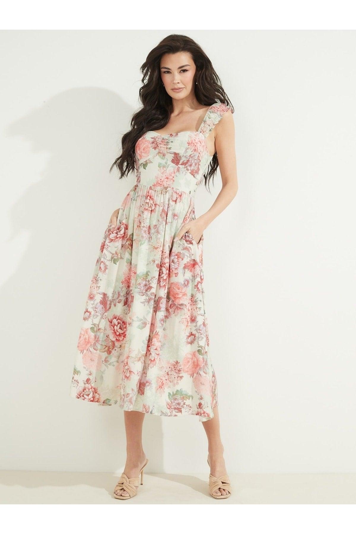 Floral Women's Dress - Swordslife