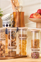 Arya 8 Pcs Jar/Storage Container Beige