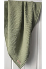 4 Layers Muslin Blanket - Light Green (100*110) - Swordslife