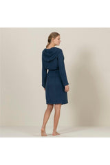 Armin Unisex Bathrobe Marine Blue - Swordslife