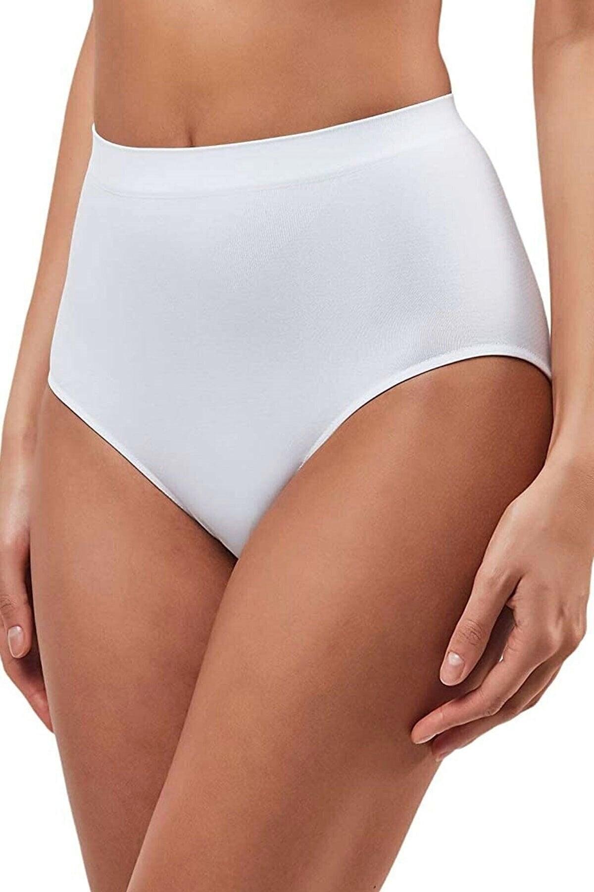 3 Pack High Waist Seamless Laser Cut Non-Trace Seamless Women's Panties Black White Skin Mix Pack - Swordslife