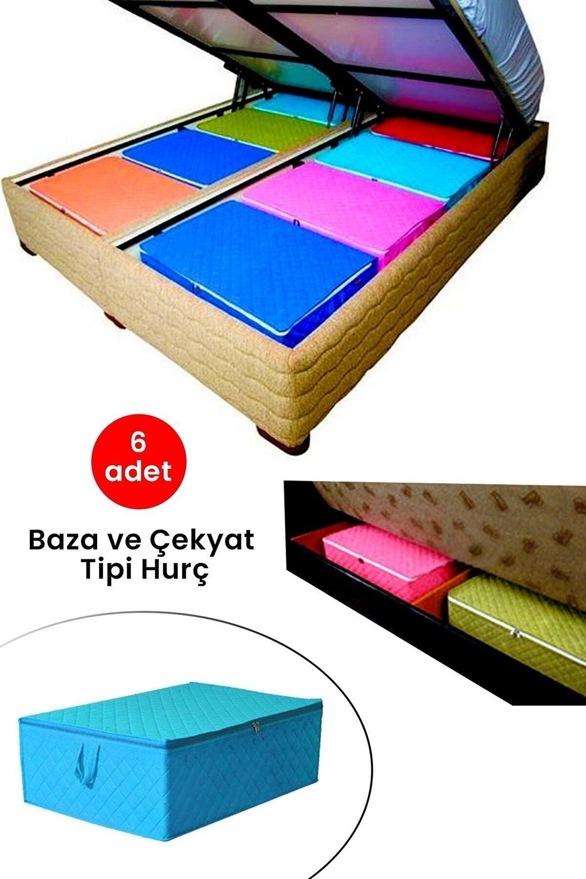 6 Pcs Base And Sofa Bed Type Storage Bag 64 Cm X 45 Cm X