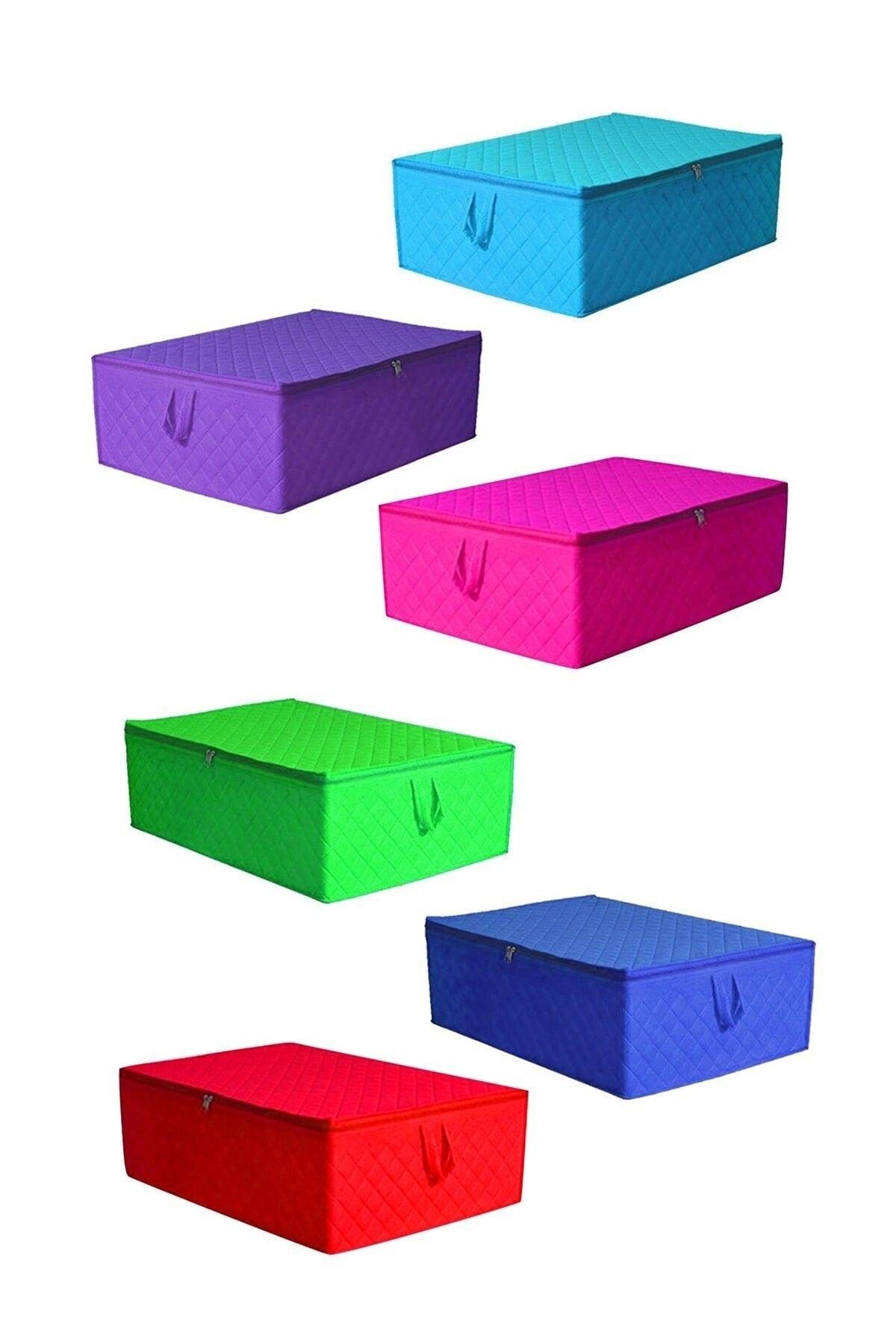 6 Pcs Base And Sofa Bed Type Storage Bag 64 Cm X 45 Cm X