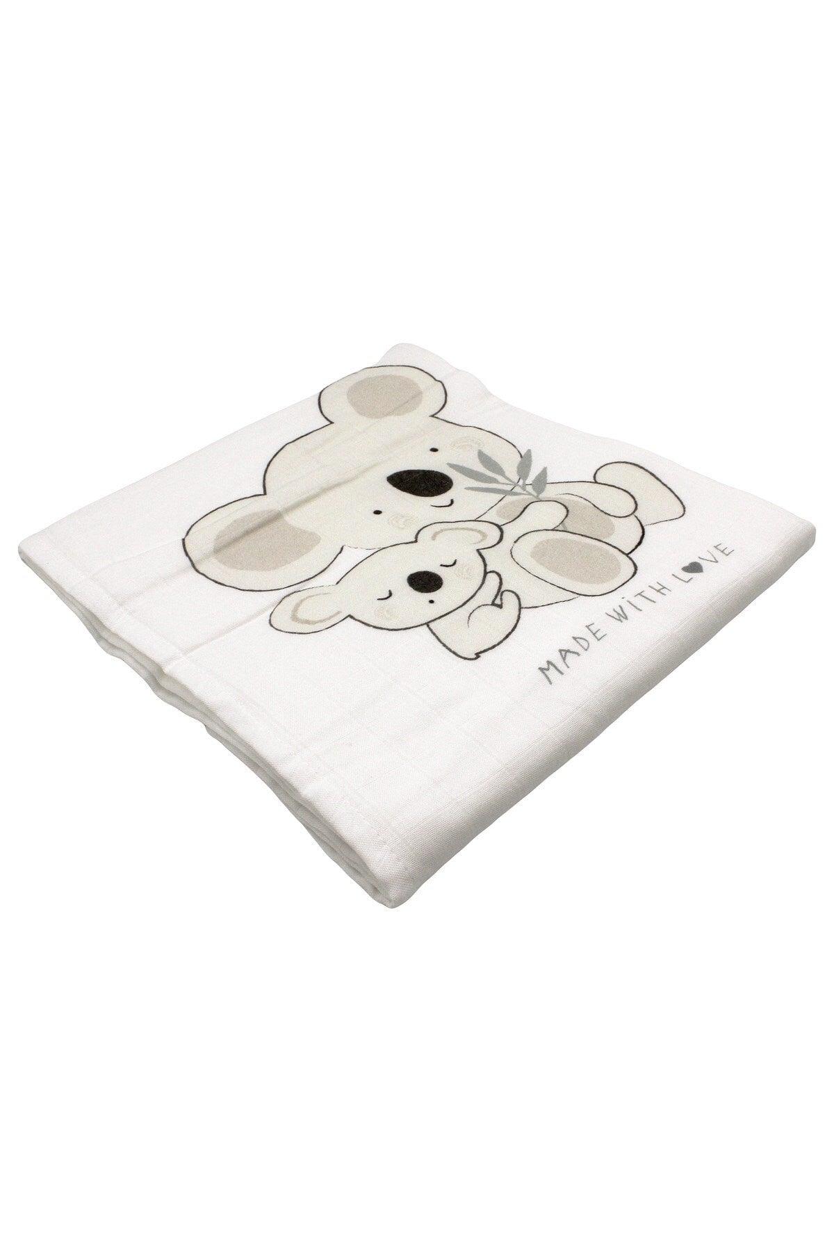 Bamboo Koala Baby Girl Boy Multi-Purpose Muslin Blanket - Swordslife