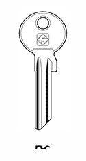 Cylinder key UPPER - SILCA: TO1X (Errebi: TK5DL) - Swordslife