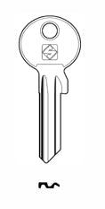 Cylinder key common - SILCA: DM3X (Errebi: DM5DL) - Swordslife