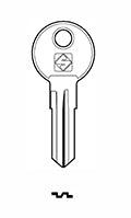 Cylinder key common - SILCA: REN1R (Errebi: RN8R) - Swordslife