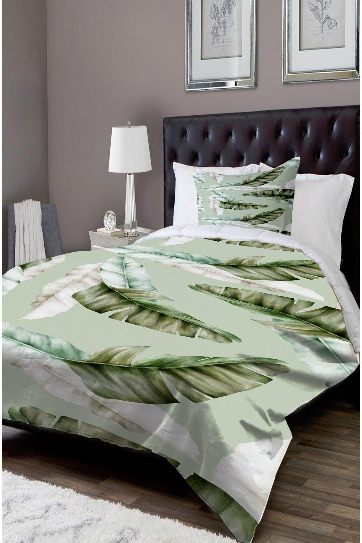 Else Patterned Single Bed Linen Duvet Cover Set Nyds-13 - Swordslife