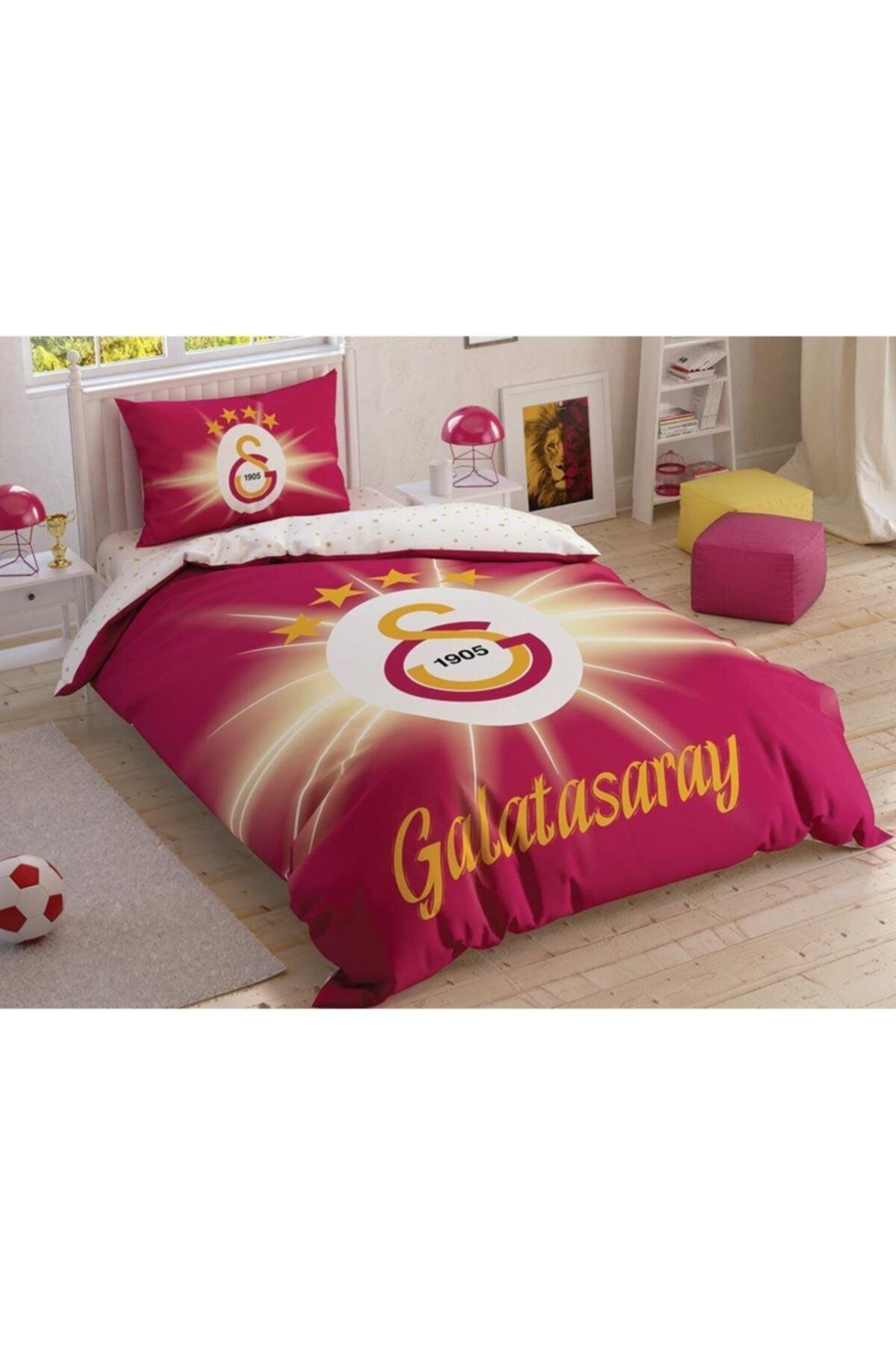 Galatasaray Light Glow Single Licensed Duvet Cover Set - Swordslife