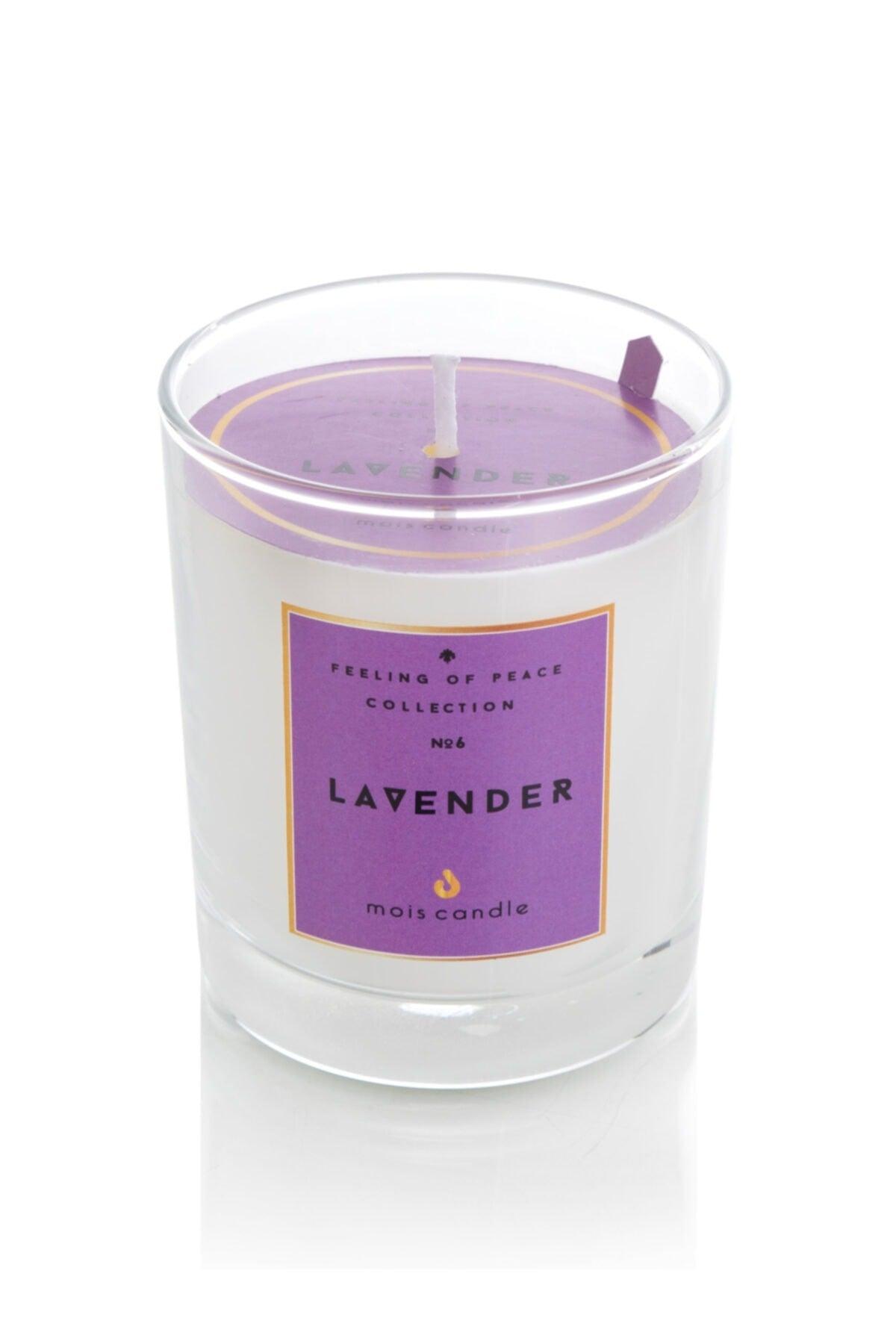 Lavender Scented Glass Candle - Swordslife