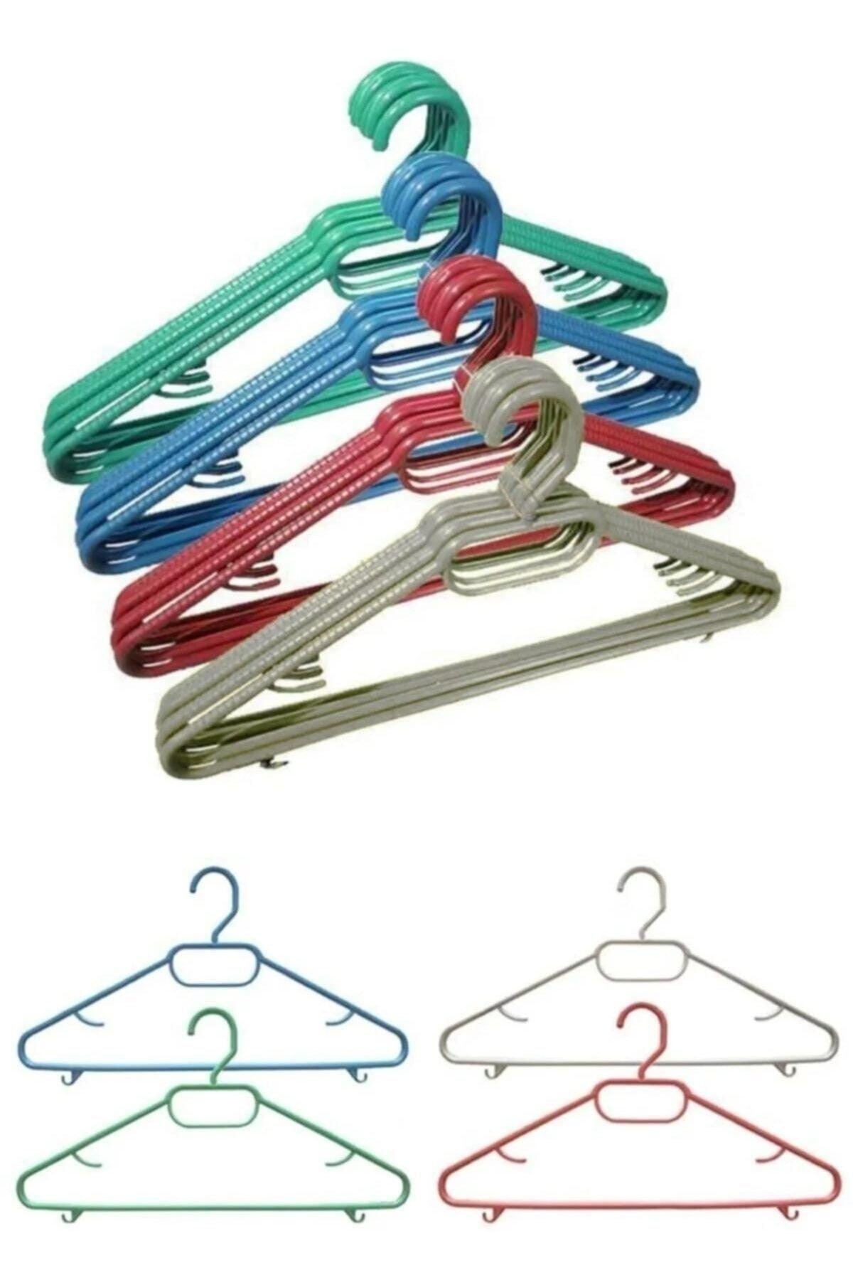 Plastic Clothes Hanger 24 Pieces Clothes Hanger Skirt Hanger - Swordslife