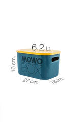Trove 3 Pieces 6.2 Lt (mix) Organizer Box with Lid, Decorative Storage Box - Swordslife
