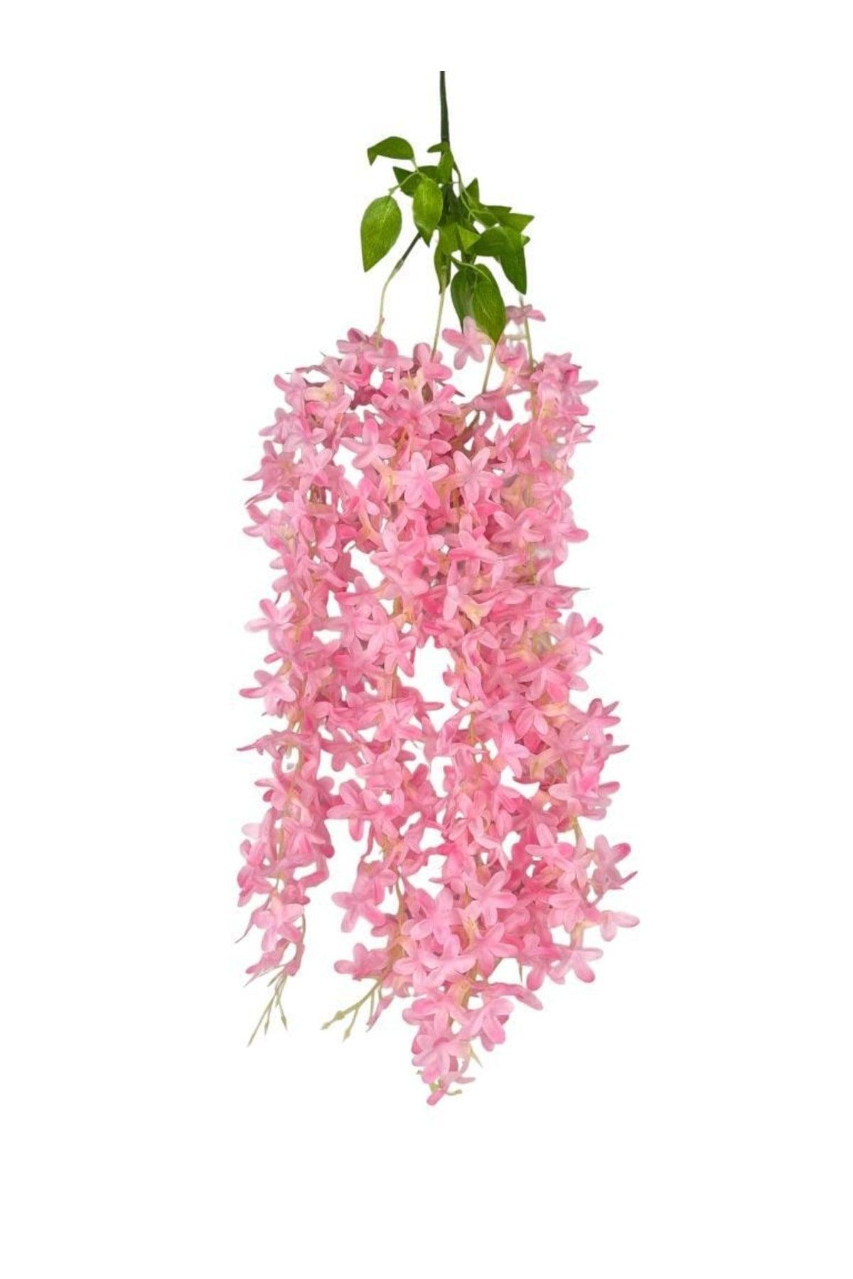 Artificial Flower Dangling 4 Branches Acacia 70cm Pink - Swordslife